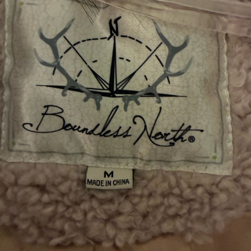 Throne Worthy Sherpa Jacket with Faux Fur Collar (Sundance) - Picture 4 of 6